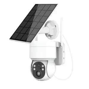 Sem fio ao ar livre PTZ solar cctv câmera visão noturna camara de seguridad wifi exterior solar wi-fi câmera de segurança