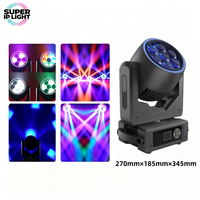 7x40W RGBW 4-en-1 Bee Eye LED Moving Head Light Zoom 8~58 °   DMX RDM 16 bits pour l'éclairage de scène de DJ et de discothèque