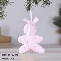 Pendentifs en plastique en forme de macaron, bonbons, bulles, sucettes, cannes à sucre, décorations d'arbre de Noël, ornements à suspendre aux fenêtres