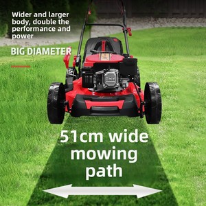 Self Propelled Gasoline Lawn <b>Mower</b> 190CC 4-Stroke Engine 100L Grass Box Height Adjustable Handle Rotary Blade Cutting - Product Image 2