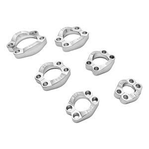 Collier de serrage hexagonal fendu 302 303 pour raccords de tuyauterie de système d'alimentation en eau, mesure en pouces, surface lisse moulée - Product Image 3