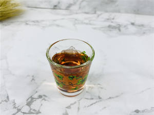 卸売家庭用飲用デカール印刷ロゴデザイン小さなウォッカミニテキーラスプリットカップユニークなカスタムショットグラス - Product Image 2