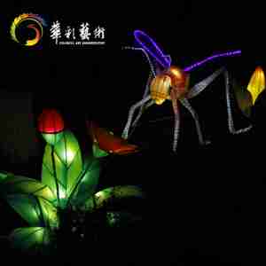 <span class=keywords><strong>Lanterne</strong></span> lumineuse à DEL personnalisée affichant des lanternes en forme d'insecte pour parcs de nuit zoos - Product Image 6