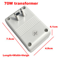 Convertidor de Corriente Xingwei SW-S6 de Doble Voltaje 220V/110V 70W para Cepillo de Dientes, Afeitadora, Extractor de Leche Materna