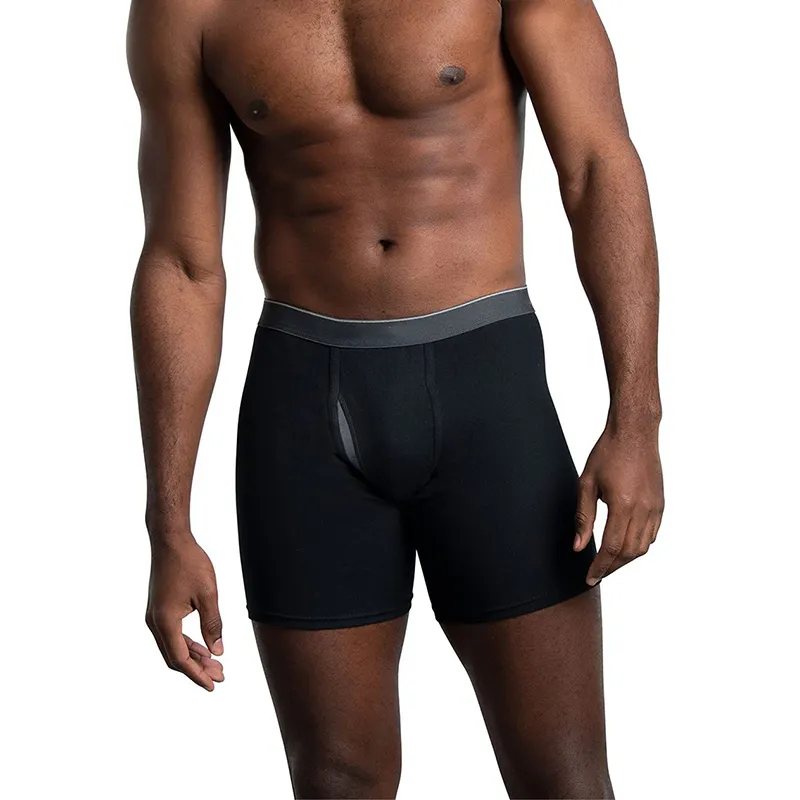 2023 Venta al por mayor personalizado 95 algodón 5 spandex Boxer para hombres ropa interior Boxe de los hombres