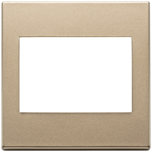 แผ่นทองซาติน ขนาด 9.7 ซม. ยาว 1.7 ซม. สูง สำหรับปลั๊กและเต้ารับ - Product Image 1