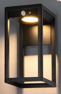 Modern Black Bronze Aluminum Lawn <b>Light</b> 15x15x50cm <b>LED</b> IP65 Water-Resistant Garden Lamp <b>Motion</b> <b>Sensor</b> 5000K Daylight Bamboo - Product Image 4