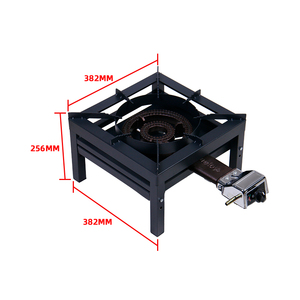 Réchaud à <span class=keywords><strong>gaz</strong></span> carré haute pression à brûleur unique en fonte, cuisinière commerciale robuste <span class=keywords><strong>pour</strong></span> food truck - Product Image 6