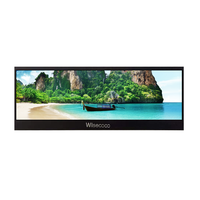 Écran portable LCD de 8,8 pouces 1920x480 60Hz Raspberry Pi PC IPS Mini écran tactile étiré de type barre LCD Écran de jeu pour étudiants