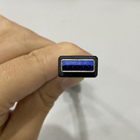 Cable de Datos USB 3.0 Tipo Micro B Macho-Macho KAICAP con Cubierta de PVC y Blindaje Trenzado para Disco Duro Externo, Cámara, Micrófono y Altavoz