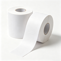 Étiquettes en rouleau étroites personnalisées Haoxuan, papier thermique direct, impression haute vitesse, autocollants adhésifs pour applications compactes