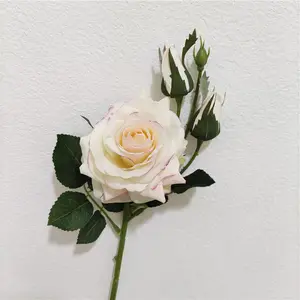 新设计真正的触摸玫瑰花婚礼装饰花卉人造花