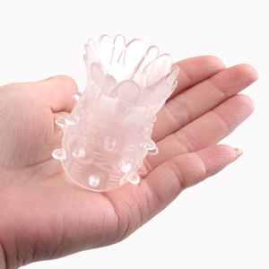 Anillo para pene de TPE con diseño de piña de cristal, 50 mm x 38 mm, para uso adulto - Product Image 2
