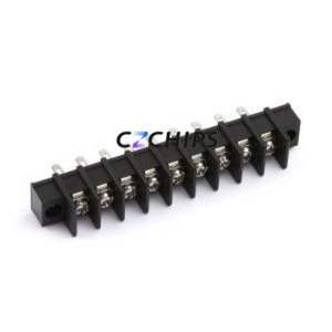 MX25HM-7.62-09P-BK01-Cu-S-A Barrier Terminal Block Through hole Component (THT),P=7.62mm Connector Two Sides 7.62mm 1x9P 9P - Product Image 1