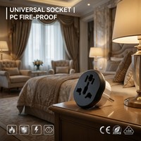 Adaptateur de voyage universel, prise de style allemand vers prise universelle, convertisseur de courant européen ignifuge pour PC, vente en gros, fournisseur d'usine