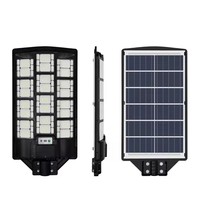 Lampu Jalan tenaga surya Sensor Radar semua dalam satu ABS tahan air luar ruangan 3000w baru dengan Sensor gerakan