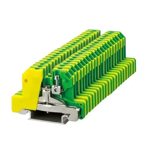 Din Rail Terminal Blocks Weidmuller Connector Ground Screw Connection