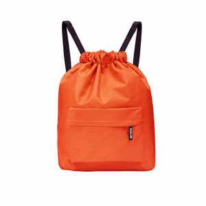 Promotional Wholesale Customized Logo Printed Waterproof Polyester Nylon Shop Gym Sport <b>Bag</b> <b>Drawstring</b> <b>Bags</b> - Product Image 2