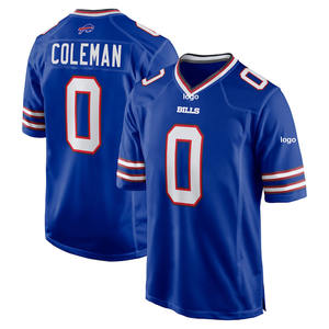 Venta al por Mayor de Camisetas de los Buffalo Bills para Hombre # 17 Josh Allen # 14 Stefon Diggs # Camisetas de Fútbol Bordadas de Keon Coleman - Product Image 3