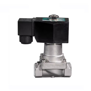 Vanne solénoïde vapeur COVNA à réduction tarifaire DN25 24 Volts normalement fermée en acier inoxydable haute température - Product Image 1