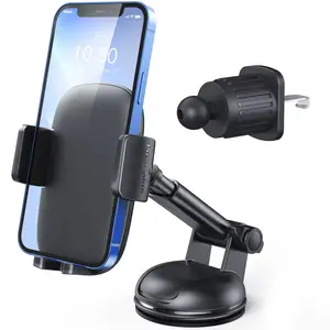 4 In 1 araba telefon tutucu yuvası için uygun 4-7 inç cep telefonu için uygun araba Dashboard/cam/havalandırma mobil araç tutucu Handyhalter