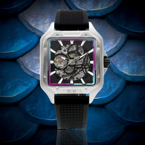 Relojes de Lujo para Hombre, Reloj Mecánico Cuadrado Automático, Resistente al Agua, con Esfera Hueca - Product Image 5