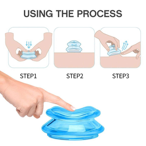 Nuevo Set de Ventosas de Silicona 2025 para Masaje, Alivio del Dolor Muscular, Celulitis y Dolores Corporales, Talla L - Product Image 3