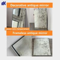 Miroirs décoratifs Art Déco de haute qualité, plaques de verre vintage, carreaux muraux pour portes et revêtements muraux de luxe