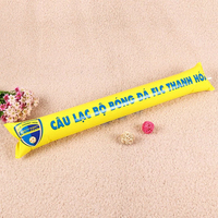 Bâtons lumineux gonflables personnalisés avec logo, style dessin animé, imprimés UV, durables, en PE haute densité pour concerts sportifs