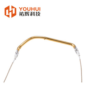 Youhui Infrared <b>Heating</b> <b>Tube</b> Semi Gold Coated Alloy 8-14mm Industrial Furnace Use - Product Image 4