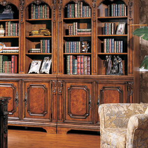 Moderno Mueble de Exhibición Modular de Madera Maciza Personalizable para Oficina en Casa, Elegante Librería de Madera Maciza para Sala de Estar y Dormitorio - Product Image 3