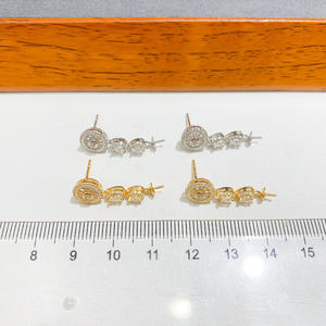 อุปกรณ์ทำเครื่องประดับเงินแท้ S925 สำหรับต่างหูมุก ดีไซน์สวยงาม พร้อมลูกปัดทรงกลมขนาด 9-15 มม. ถาดใส่ต่างหูแบบเปล่า รุ่น 22023 - Product Image 4