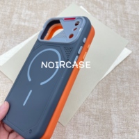 Étui de téléphone magnétique antichoc avec couvercle coulissant pour appareil photo, coque robuste en TPU, protection anti-rayures