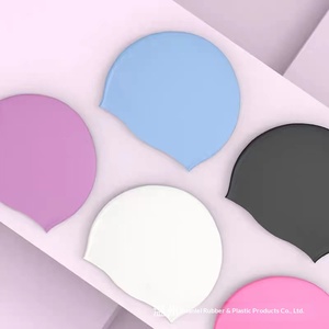 <span class=keywords><strong>Gorro</strong></span> de Natación de Silicona de Color Sólido para Adultos, Disponible al por Mayor, Se Adapta a la Forma de la Cabeza - Product Image 2