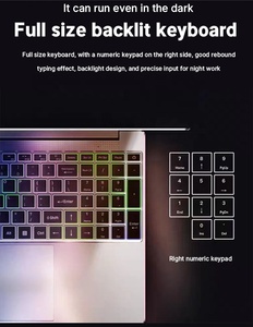 Laptop para Juegos 4G LTE de 15.6 Pulgadas con Windows 11, RAM de 16GB, 512GB/256GB/1TB/2TB, con Tarjeta SIM, Tipo C+RJ45 - Product Image 2