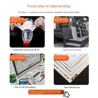 Étiquette en papier adhésif spécial personnalisé logo autocollant étanche marque QR Code machine volante boîte autocollant d'étanchéité pour cadeau