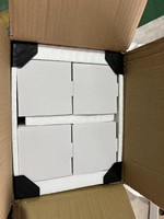 Protection d'angle en plastique noir à trois côtés pour carton logistique, garde-bord et garde-angle 40*40*40mm Épaisseur 1mm