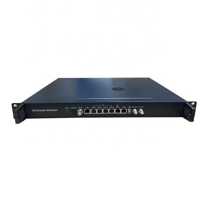 HONDAO ECD2416 HD ISDB-T DVB-C/DVB-T/DVB-T2 Modulator Digital Cable TV Encoder 16/24 RF MPEG-4 H.264 TV Broadcasting Equipment