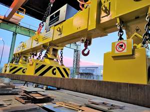 Piezas de Maquinaria de Construcción, Imán de Elevación Electromagnético para el Manejo de Chatarra para Grúas Pórtico - Product Image 5