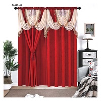 Tissu de rideau de fenêtre de chambre d'hôtel de style italien toutes saisons, pour décorer la pièce