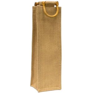 Sac en jute personnalisé pour bouteille de vin, sac cadeau de mariage en toile de jute, sac d'emballage réutilisable pour festival, banquet de mariage, fête d'anniversaire - Product Image 6