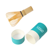 Ensemble de fouets à matcha JIAHUI personnalisable, écologique, de qualité alimentaire, avec étui en bambou et design Japandi