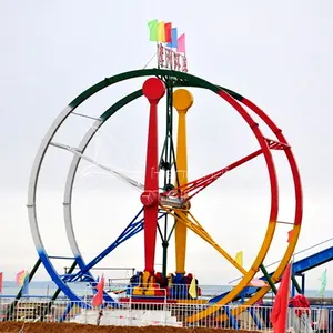360 degree amusement equipment ferris wheel ring car for sale