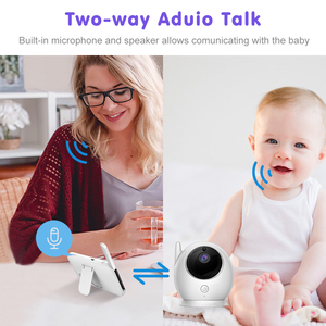 Vente en gros d'usine, <span class=keywords><strong>babyphone</strong></span> rose 4,3 pouces, caméra de surveillance vidéo pour bébé 720P avec caméra et audio - Product Image 2