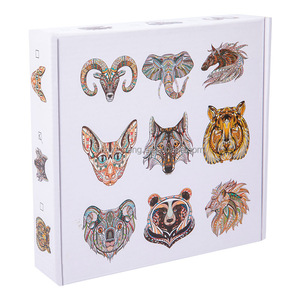 Vente en gros Puzzle en bois 3D animal pour enfants Forme unique Puzzles en bois pour adultes - Product Image 6
