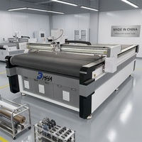 Cortadora de Cuchillas Industrial Fácil de Usar para Embalaje, Máquina de Corte Oscilante CNC Automática para Cuero y Tela