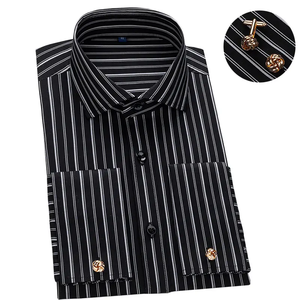 Boutons de manchette en argent avec tête à nœud torsadé, bouton de manchette en acier inoxydable doré, <span class=keywords><strong>chemise</strong></span> à manches longues pour cadeau de mariage pour hommes - Product Image 2