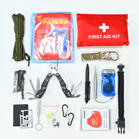 Trousse de premiers secours tactique, sac de survie Molle, équipement d'urgence pour l'extérieur avec outils multiples pour le camping, la randonnée, l'aventure, logo personnalisé