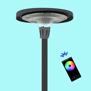 2022 Neues Design UFO Solar Outdoor Park Landschafts lampe Musik RGB Farbwechsel LED Solar Flutlichter 800W 1200W