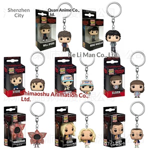 Porte-clés pendentif PVC de haute qualité, thème 'Fleur mangeuse d'hommes' Dustin Steve, inspiré des 5 séries TV américaines classiques POP, produit de commerce extérieur très demandé - Product Image 2
